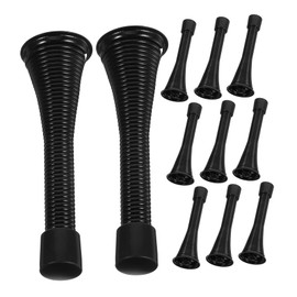 NOLITOY Extra Long Door Stoppers 12pcs Spring Door Stops for Wall Safety Door Stopper Anti-Pinch Design Easy to Install for Home
