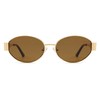 HERJOUR Retro Oval Sunglasses for Women Men Trendy Sun Glasses