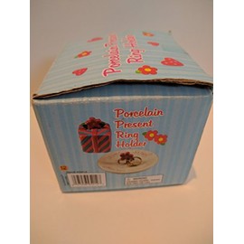 Porcelain Present Ring Holder 3 1/2" Diameter Plate