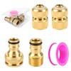 KXVXXV Brass Hose Connector for 1/2 Inch Hose Connection 1/2