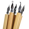 5Pcs Dip Pen Manga Calligraphy Boxed Vintage Bamboo Drawing Painting