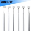 Tuperoymse 6Pcs 90º Burr Set - 3/32Inch Shank Jewelry Making