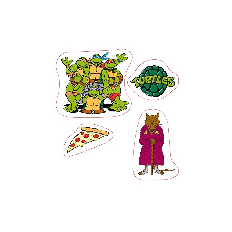 ABYstyle - Ninja Turtles Stickers, 16 x 11 cm, 2