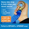 Better Boat Heavy Duty Trailer Winch Strap Replacement with Zinc