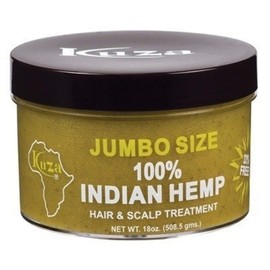 Kuza Indian Hemp Hair Treatment Seal in Moisture for Strong Healthy Curls 12 oz