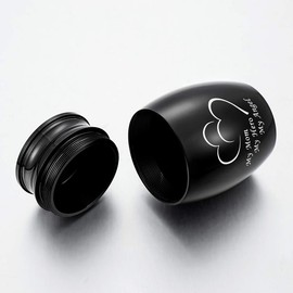 Small Keepsake Urns for Human Ashes Mini Cremation Urn for Ashes Stainless Steel Memorial Ash Holder-My Mom My Hero My Angel-1.6 Inch