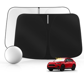 Sulagi Windshield Sun Shade for Honda HR-V 2023-2025 Foldable HRV Sunshade Custom Fit Front Window Car Interior Accessories Protector Blocks UV Rays