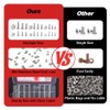 304 Stainless Steel Tiny＆ Small Screws, Metric Micro Screw Nuts