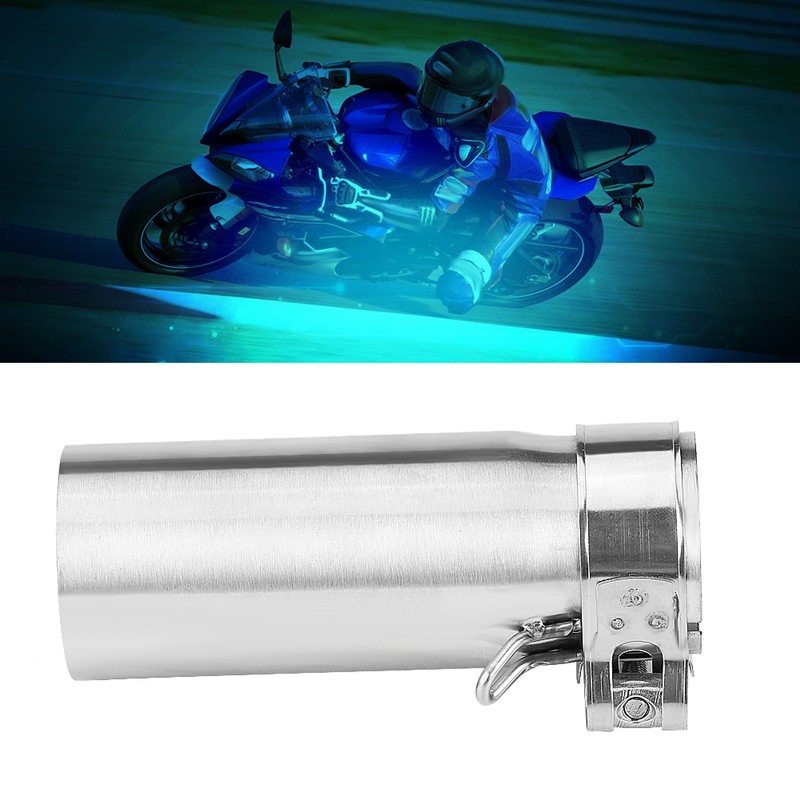51mm Motorcycle Slip On Exhaust Middle Link Pipe Adapter Connector
