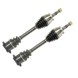 DTA NI21592159 front Left Right Pair - 2 New Premium CV Axles Compatible With Nissan Titan, Armada 2004-2015, Compatible With Infiniti QX56 2004-2012