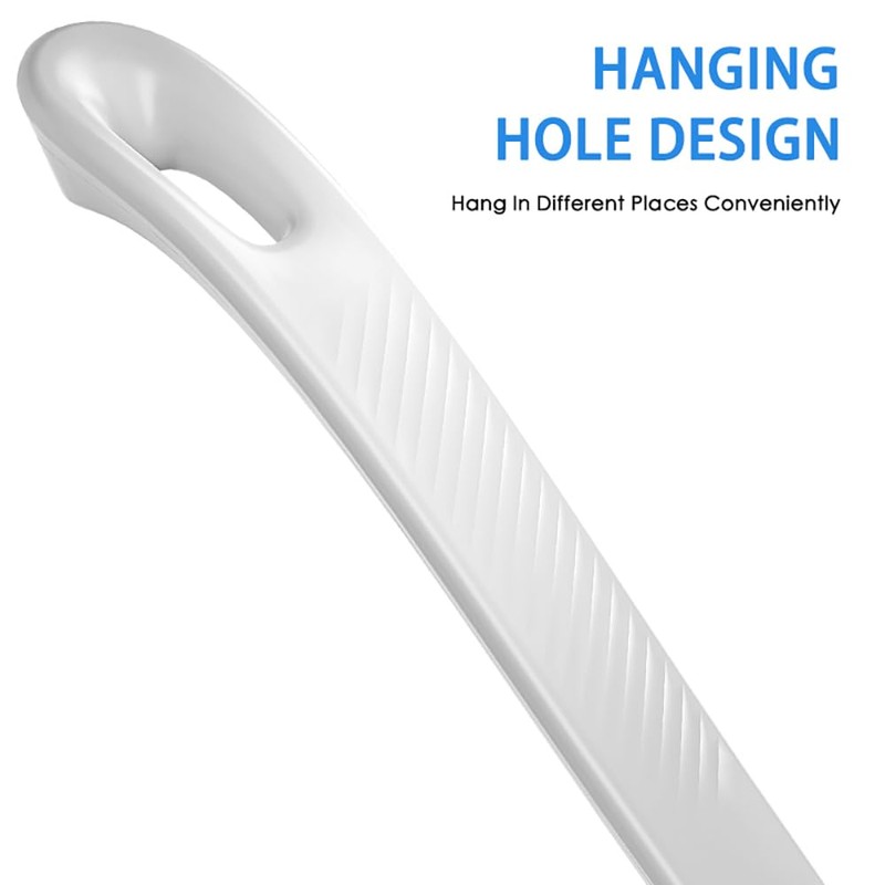 2-piece Back Scrubber for Shower, 14" Long Handle Body Brush,