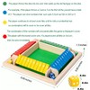 Shut The Box Dice Game,2-4 Player Family Wooden Board Table