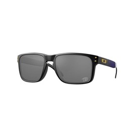 Oakley OO9102 Sunglasses Bundle: OO 9102 9102Q4 Holbrook Bal Matte Black Prizm and Eyewear Cleaning Kit