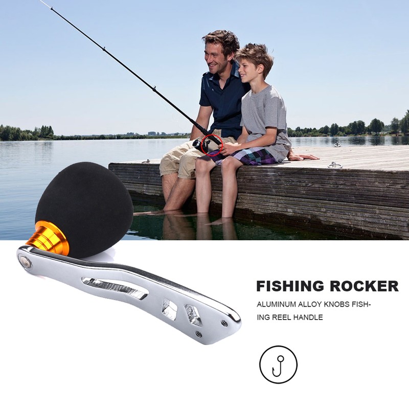 3 Colors Aluminum Knobs Fishing Reel Handle for Baitcasting Tackle