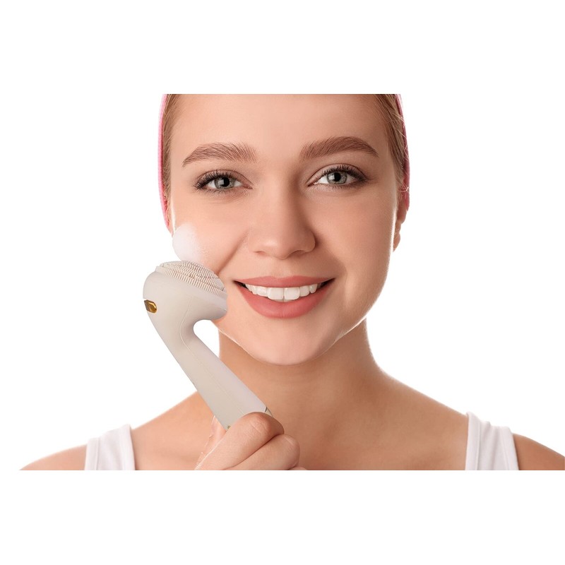 Flawless Silicone Facial Cleansing Brush -Sonic Face Cleanser & Massager