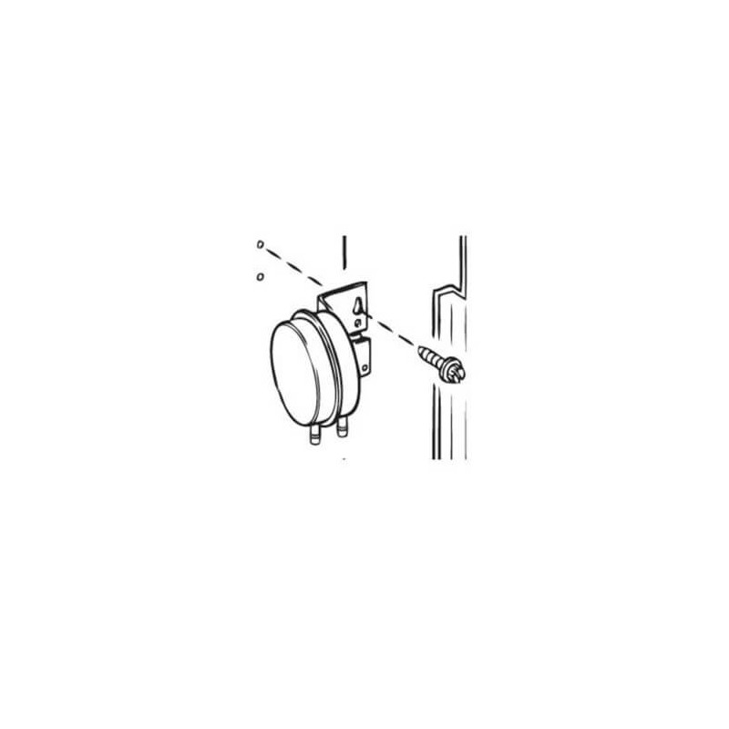 Pressure Differential Switch, 1.18" W.C, for CGi Boilers (Sizes 25,