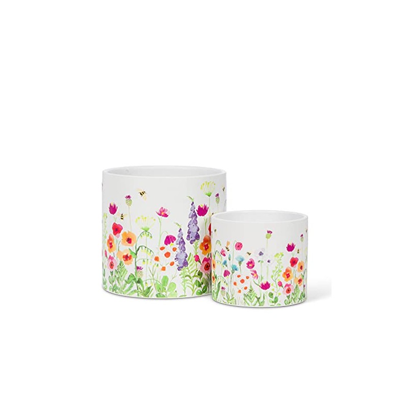 Abbott Collection Small Bee Garden Planter - Ceramic (4.5" D)