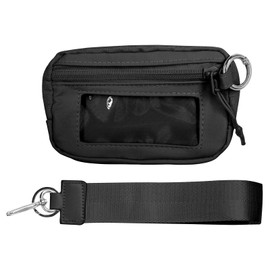 Casbomy Iris Wallet 2nd Generation Wristlet Handbags, Wallet for Women, Waterproof Nylon Keychain Zipper Wallet, Credit Card Holder, Portable Wrist Wallet, black, Modern