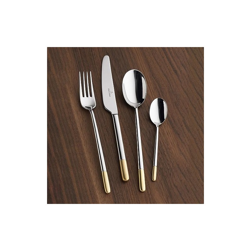 Villeroy & Boch Ella teilvergoldet Dessert-/ Vorspeisenlöffel 186mm