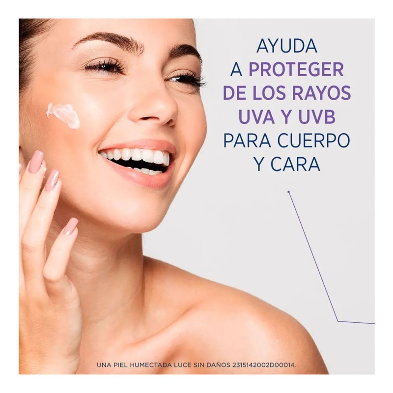 Lubriderm Crema Corporal Fps Vitamina Protección Solar 400