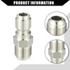 Hihaha Pressure Washer Coupler/Outer Male Washer Gun Adapter Universal for