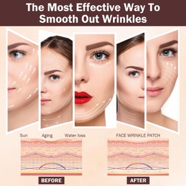 muoyid Neck Wrinkle Patches, Anti Wrinkle Silicone Patches，Reusable Chest Firming and Tightening Facial Masks, Collagen Neck Fine Line Pads for Women Reduce Fine Wrinkles, Moisturizing & Firming