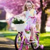 Children Bike Front Basket Bicycle Hanging Basket Bicycle PP Rattan