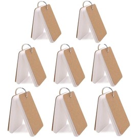 400 Sheets Blank Flash Cards with Rings, 3.5 x 2.2 in Blank Index Cards with Metal Binder Ring for Home, School and Office Learning, Memory - (White, 8 Pack)