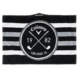 Callaway Golf TW CG CART TOWEL 16X24 BLK/WHT/CHRCL 20