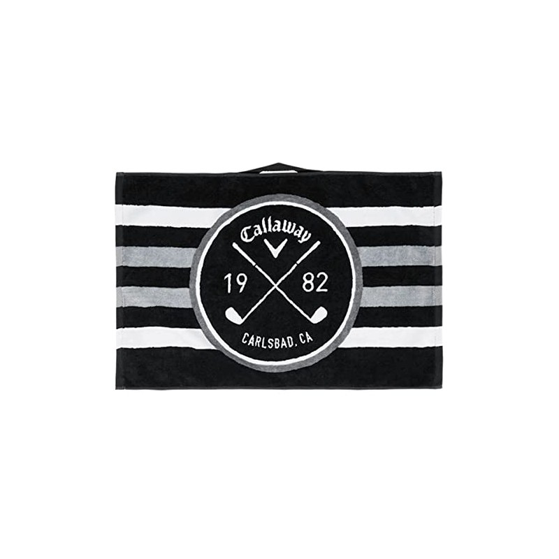 Callaway Golf TW CG CART TOWEL 16X24 BLK/WHT/CHRCL 20