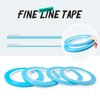 FOSHIO 4 Rolls Fine Line Tape, 2 Rolls 1/4 in