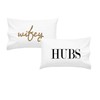 Oh, Susannah Hubs Wifey Couples Pillowcases Engagement Gift Idea for