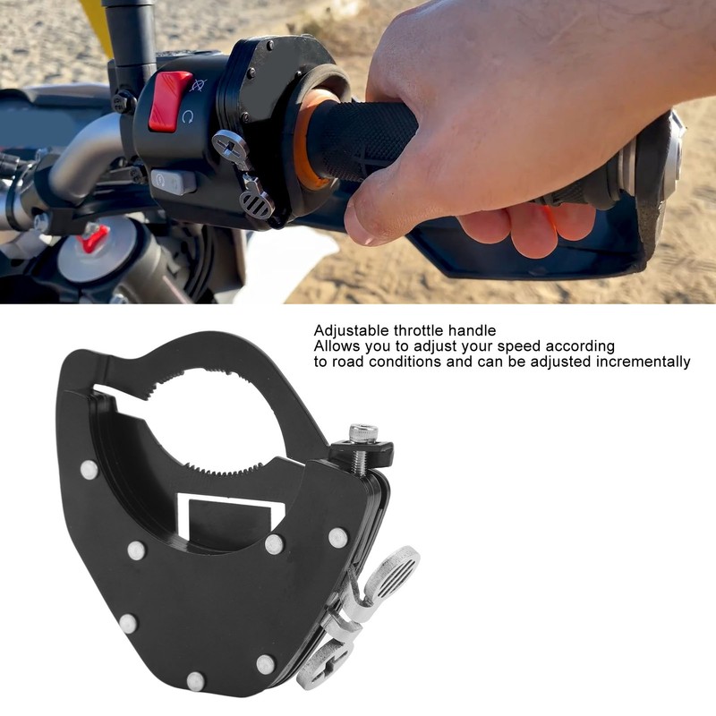 Motorcycle Throttle Lock Rustproof Adjustable Control Throttle Assist Lock Retainer