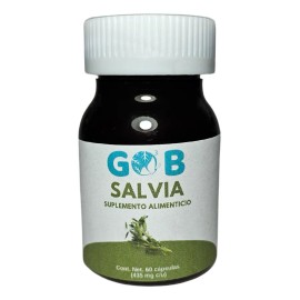 Salvia Polvo Cápsulas Suplemento Alimenticio Sabor