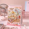 3D Scene Sticker Book Set, 49pcs Cute Cartoon Creative Stickers,