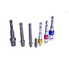 Red Tools Socket adapter set for cordless screwdriver and cordless