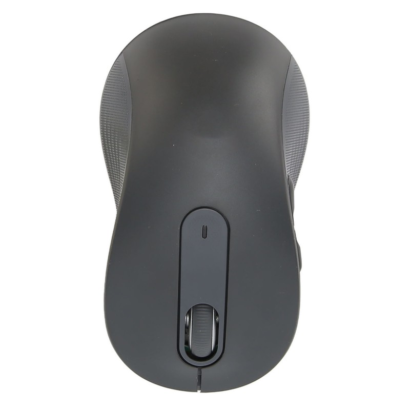 Wireless Mouse Black BT Or USB Receiver Silent Click Adjustable