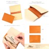 Feee FE-3206 Business Card Holder, Men's, Women's, Genuine Leather, Tochigi