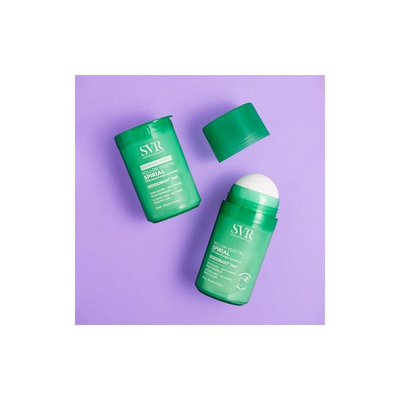 SVR Spirial Desodorante Roll On Vegetal, 50 ml