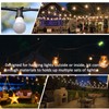 hannger String Light Hanging Kit Outdoor, Full Black Globe String