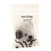 Honbay 6PCS Silver Fancy DIY Hair Clips Metal Wire Hair