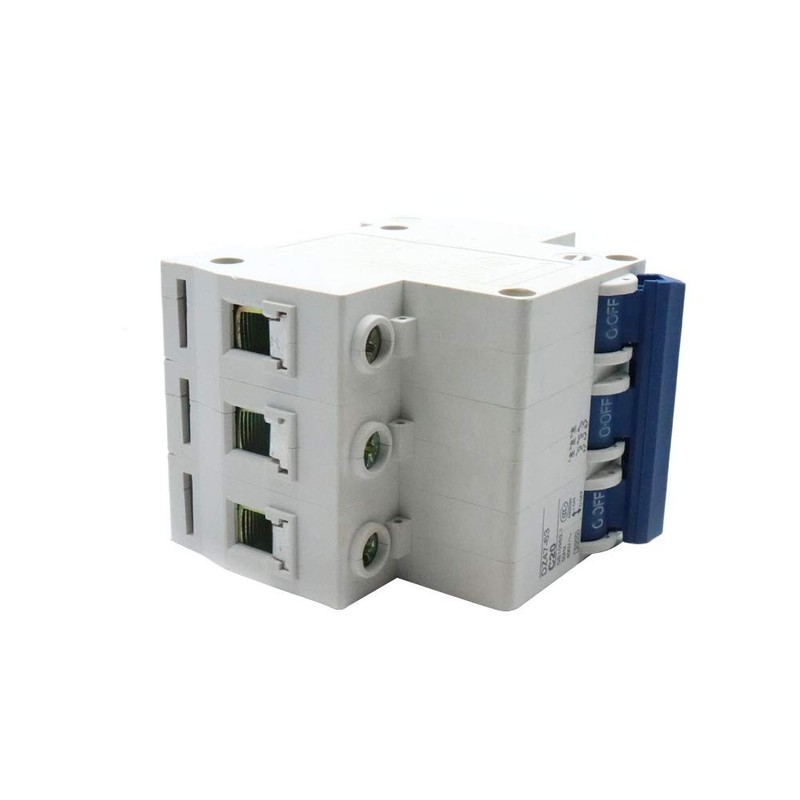 Dahszhi DIN Rail Mounted Circuit Breaker AC 400V 20A 3