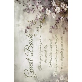 Special Event Guest Book: Weddings, Anniversary, Showers, Graduations, Special Occasions. 6"x9", 24 Lined and Watermarked Pages. Landscape format.