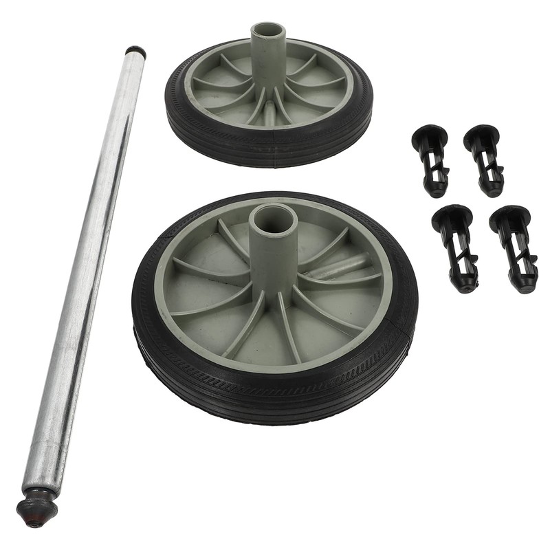 Cabilock Trash can Wheels Replacement for Garbage can Outdoor,7 Inch