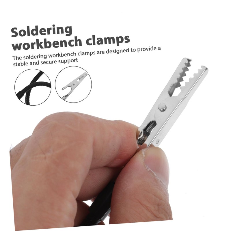 Hohopeti 2sets Third Hand Soldering Clips with Flexible Arms Versatile