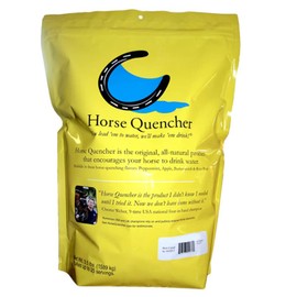 Horse Quenchers Horse Hydration Supplement Treat, Thirst Quencher for Horses, All-Natural Grains for Equestrians and Horse Owners, Aids in Preventing Health Issues - Peppermint Flavored, 3.5 lbs Bag