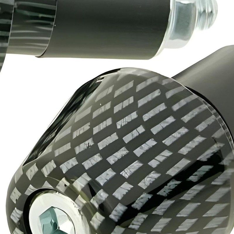 Handlebar ends short 17.5 mm – Vibration Dampener Carbon Look