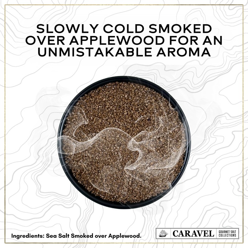 Smoked Applewood Sea Salt - 5 oz Shaker