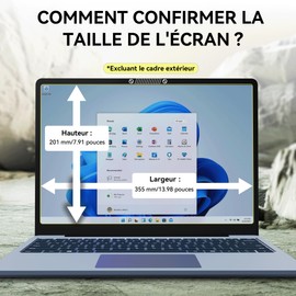 Makinda Magnetic Privacy Filter 16 Inches 16:9, Laptop Screen Film Compatible with HP/Dell/Acer/Lenovo/Thinkpad, Removable Anti-Spying/Blue Light Screen Protector Laptop