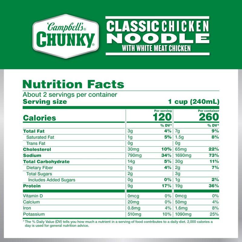 Campbell’s Chunky Soup, Classic Chicken Noodle Soup – Kelce Legend